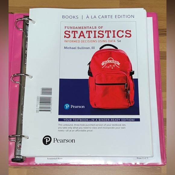 Statistics Textbook - Picture 1 of 2